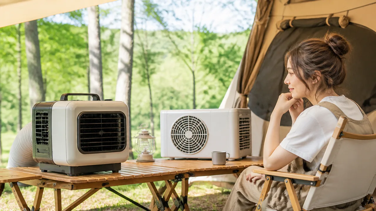 キャンプの冷房はどうする?夏を快適に過ごす選び方と注意点