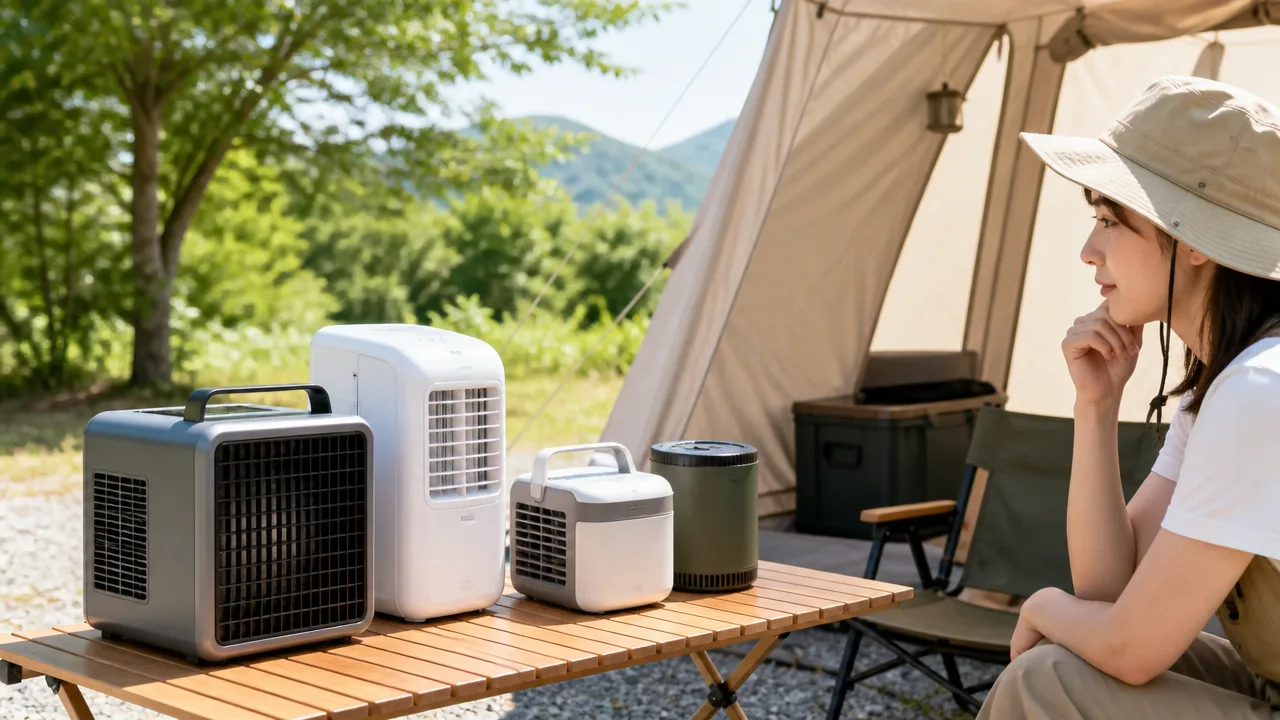 キャンプの冷房はどうする?夏を快適に過ごす選び方と注意点
