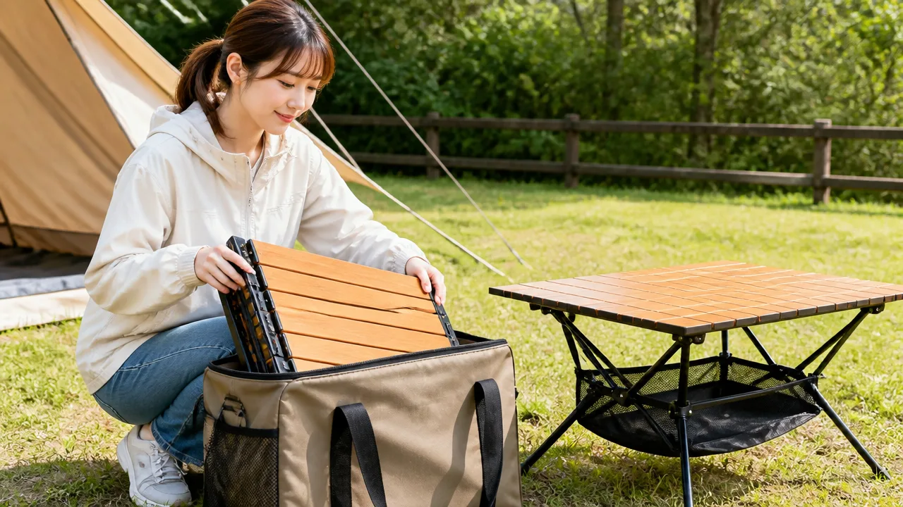 キャンプがおしゃれになるテーブルの選び方とおすすめ活用術